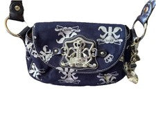 Bolso de mano vintage para mujer Kathy Van Zeeland con llavero