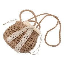 Bolsos Bandolera para Mujer Moda Vacaciones Cartera Playa Tejido Bolso de Hombro