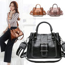Moda para mujeres Bolso de mano Damas Cuero PU Bandolera Bolso de hombro Bolso de mano vintage