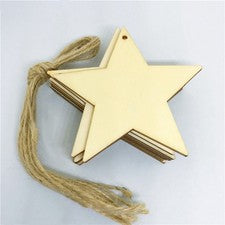 20 Piezas Adornos Colgantes Decoración Hogar Estrella Cinco Puntas