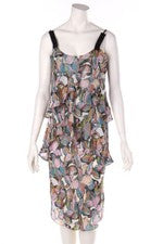 MAIYET Dress Silk Print 4 = L multicolor NEW