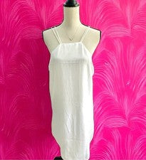 Nuevo con etiquetas Vestido Delicado Hooligan Blanco con Tirantes Midi Para Mujer Grande Mínimo Elegante