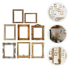 16 piezas pegatinas de pared reutilizables con marco de fotos de PVC colores surtidos para decoración del hogar