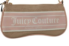 Bolso de Hombro Juicy Couture Café Rosa Fashionista Correa de Cadena Nuevo con Etiquetas