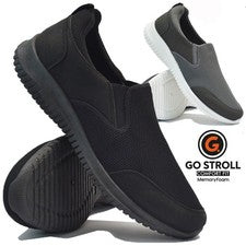 ZAPATOS DEPORTIVOS INFORMALES DE ESPUMA VISCOELÁSTICA PARA HOMBRES SIN CORDONES PARA CONDUCIR BARCO PARA CAMINAR TALLA