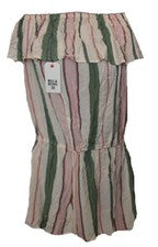 S4) KLEID COOL SUMMER CARMENSYLE GESTREIFT ROSE ROSA GRÜN BILLABONG XS 34 NEU