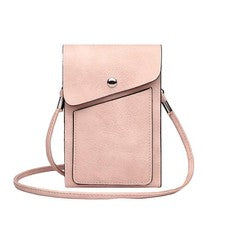 Moda Portátil Bolso para Teléfono Bandolera Cartera para Mujer Bolso de Hombro