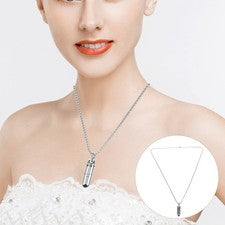 Aromatherapy Necklace for Women Perfume Diffuser Jewelry Capsules Pendant