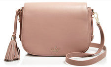 Kate Spade New York * Bolso de montar de cuero Chepstow Road Elliot Rosewater - Nuevo con etiquetas