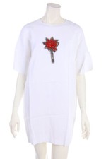 Simona Corsellini dress Jewelry Stones S white NEW