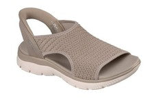 Sandalia Skechers Summits Sandalia Gris Dulce Textil Malla Zapatilla Elástica Ligera