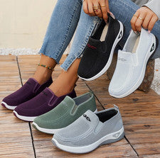 Nuevo Damas Mujeres Calcetín Entrenadores Tenis Sin cordones Correr Bombas Zapatos Tallas 2.5-8