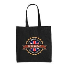 Hecho En Peterhead - Lienzo Bolsa - Ciudad City Pueblo Born Love Live Homewtown