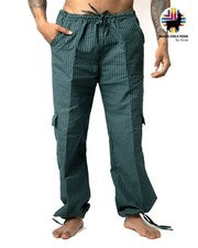Pantalones boho de algodón. Pantalones estilo hippie.