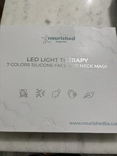 Mascarilla facial cuello terapia luz LED piel corporal nutrida - cuidado facial de la piel Devi...