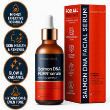 Suero facial Salmon DNA PDRN para renovación e hidratación de la piel, cuidado antienvejecimiento, 1 oz