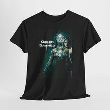 Queen of the Damned 2002 Retro Película Póster Terror Unisex Gráfico Camiseta