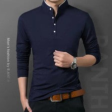 Larga Hombre Mejores Camisas Manga Informal Camisa Ropa Moda Para Hombres Algodón