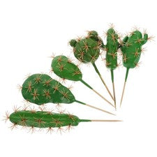 6 Piezas Plantas Falsas Exterior Cactus Simulado Suculento Artificial Decoración del Hogar