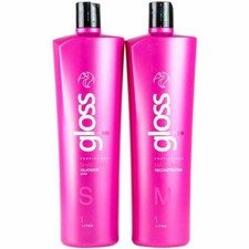 Kit de cepillo progresivo Fox Gloss - Tratamiento capilar de queratina brasileña 2x1L