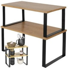 2Scaffale Puerta Microonda Electrodomésticos Estante Cocina Utensilios Especias