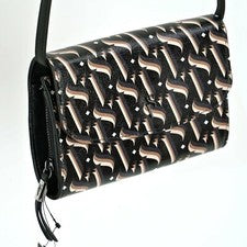 Bolso sin asas SIMPLY VERA WANG NEGRO ESTAMPADO DE LOGOTIPO CORREA EXTRAÍBLE para mujer