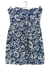 Orsay Vestidos Bandeau Azul Talla 38