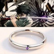 Anillo de anime Jujutsu Kaisen - Anillo Yuta - Anillo de plata de ley 925 - Anillo Jujutsu Kiasen