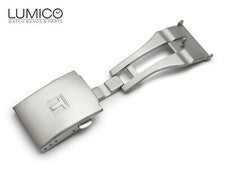 Para Reloj TISSOT T-RACE Correa de Goma Cierre Hebilla 16mm 20mm Plateado