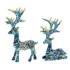 Estatuillas Adornos Decoración del Hogar Accesorios Ciervo Mesa Dormitorio
