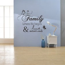 Pegatinas de pared para sala de estar vinilo letras calcomanía decoración del hogar inspiradoras