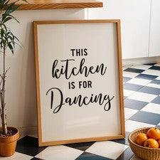 Impresiones de cocina decoración cocina es para bailar hogar impresión decoración hogar póster regalo