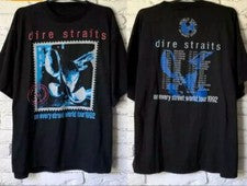 Camiseta Dire Straits Band On Every Street World Tour 1992 Talla Completa S-5XL FH385