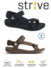 STRIVE DRIFT SANDALIAS ORTOPÉDICAS PARA CAMINAR PARA DAMAS SOPORTE PARA EL ARCO PARA MUJERES AGUA NUEVAS