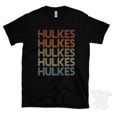 CAMISETA HULKES ESTILO RETRO REPETIDO Hombre y Mujer Novedad Genial Nombre Regalo