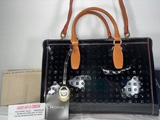 ARCADIA MILAN ITALIA - ¡NUEVO CON ETIQUETAS $425.00 CHAROL REAL CUERO ITALIANO!