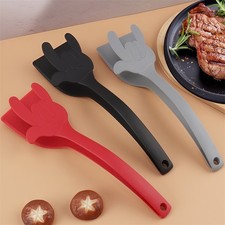 3 Stück Nylon Flip Spatel Zange Küche Essential zum Kochen und Servieren