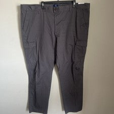 Pantalones cargo George elásticos de moda nuevos con etiquetas cielo carbón talla 46 para hombre