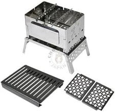 Camping Utensilios de cocina Japonés único Compact Bonfire Grill B6-Kun 3...