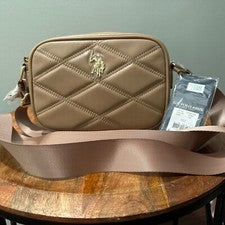 U.S. Polo Assn. Bandolera Mujer Color Arena Nueva
