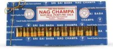 Sri Sai Nag Champa Aceite Perfume Natural Set de Regalo Aceites Perfume Unisex 12 Botellas