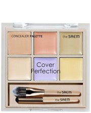 THESAEM Cubierta Perfección Corrector Paleta 01 Cubierta y Correcto - Multiuso 6 Colores