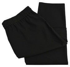 Pantalones de chándal recortados John Richmond negros con cordón mezcla de viscosa MEDIANOS NUEVOS CON ETIQUETAS