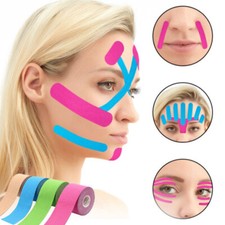 Herramienta para el cuidado de la piel facial 2,5 cm * 5 M cuello ojos lifting elástico cara línea V vendaje