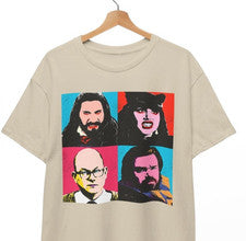 Camiseta What We Do In The Shadows Camiseta Vampiro Warhol Terror Comedia Unisex