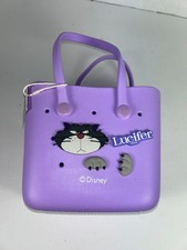 Disney LUCIFIER Eva Bolso de Mano Impermeable Cocodrilo Dije Bolso de Playa MINISO DIFÍCIL DE ENCONTRAR