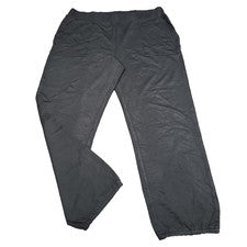 Hombres con Control Pull On Joggers XX-Grande Talla 2XL Negro Acogedor Pantalones con Bolsillos