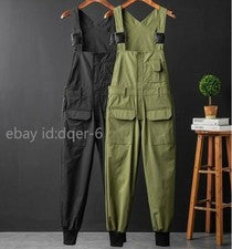 Moda Para hombres Pantalones ajustados Pantalones con tirantes Mono Pantalones ajustados Nuevos
