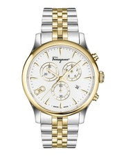 Reloj Ferragamo Duo Cronógrafo Hombre, Hecho en Suiza Lujo Diseñador Cronógrafo Reloj