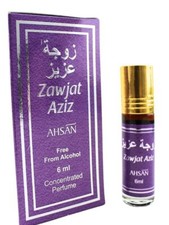 Ahsan Zawjat Aziz Roll On Aceite Perfume - 6 ml (Sin Caja Minorista)